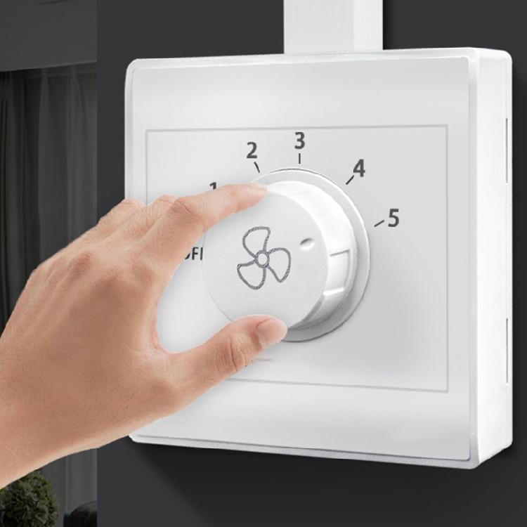 Ceiling Fan Surfaces Mount Speed Controller 5 Position Adjustment Household Fan Control Panel 86 Type Fan Speed Regulator