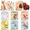 8-Set Animal Cartoon Collage Stickers for Phone Cases & Laptops