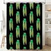Cicada Shower Curtain Nature Insect Wall Art Bathroom Decor Tropical Forest Backdrop Vintage Chic Home Textile