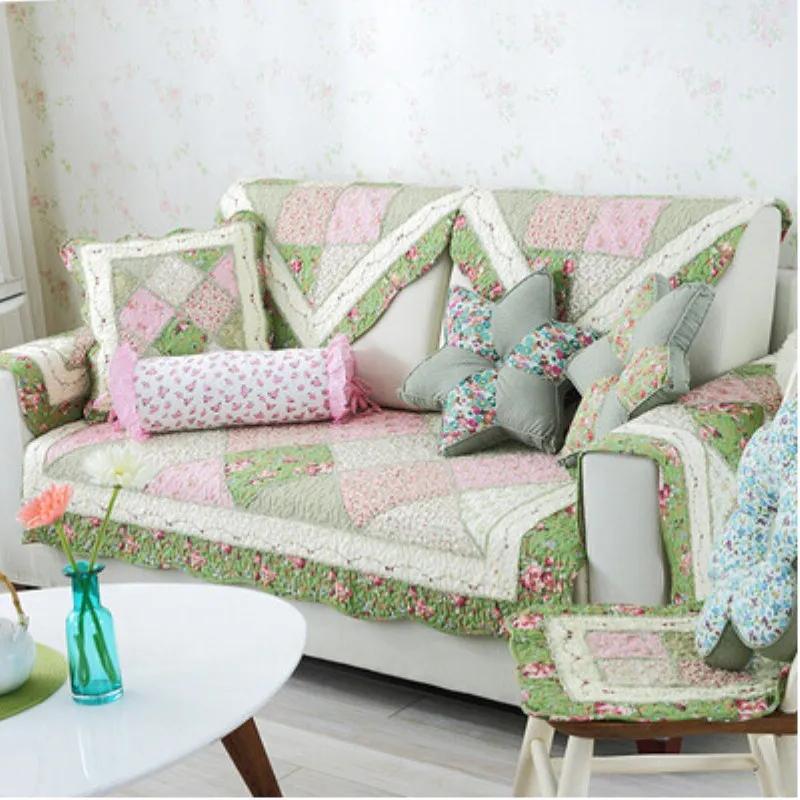 

Хлопковый плед на диване Fundas Sofas De Dos Y Tres Plazas Чехлы для диванов Квадратная спинка с цветочным принтом Кресло Диван Шезлонг Чехол Гостиная 70x70