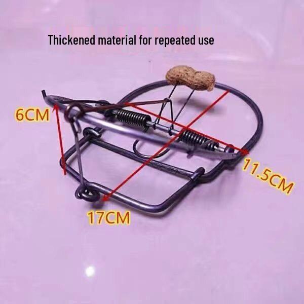 Armadilha Automática de Ratos de Alta Eficiência - Ratoeira Poderosa com Clipe de Ferro