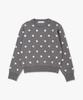PLAC WOMEN Dot Pattern Pullover Gray