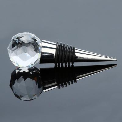 Diamond Crystal Stainless Steel Champagne Stopper Sparkling Wine Bottle Plug