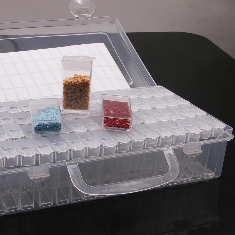 5D DIY Diamond Painting Tools Accessories Storage Box Container Diamond Embroidery Accessories Drill Box Mosaic Container Case