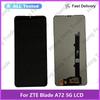 LCD Screen and Digitizer Full Assembly for ZTE A72 5G;Black; + Tools
