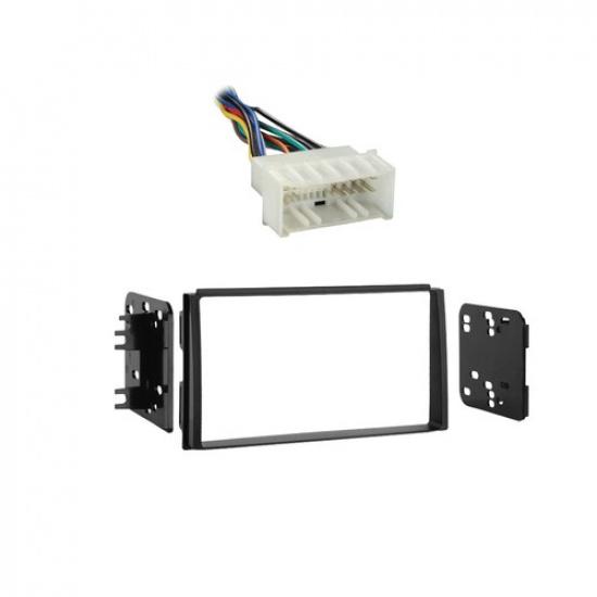 Fits Kia Spectra 2007-2009 Double DIN Stereo Harness Radio Tall Dash Kit
