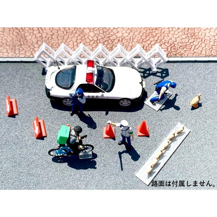 TOMYTEC GeoCollection 1/64 Car Snap 16b Police 2 Set