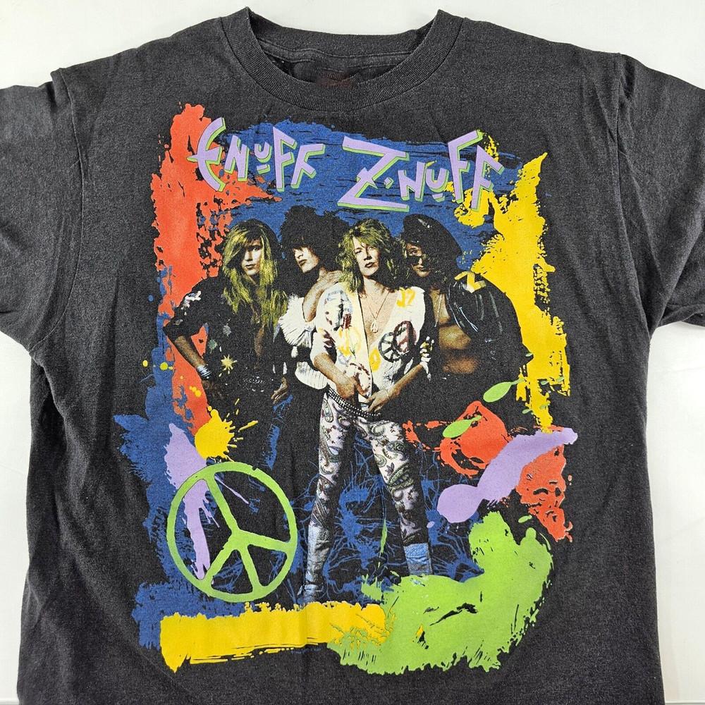 

Vintage ENUFF Z NUFF Shirt Band Hippie Tour 1990 PA170 Unisex T-Shirt M