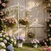 Hollow Out Plant Climbing Frame Umbrella Shape Trellis Garden Decoration Pile Courtyard Decor