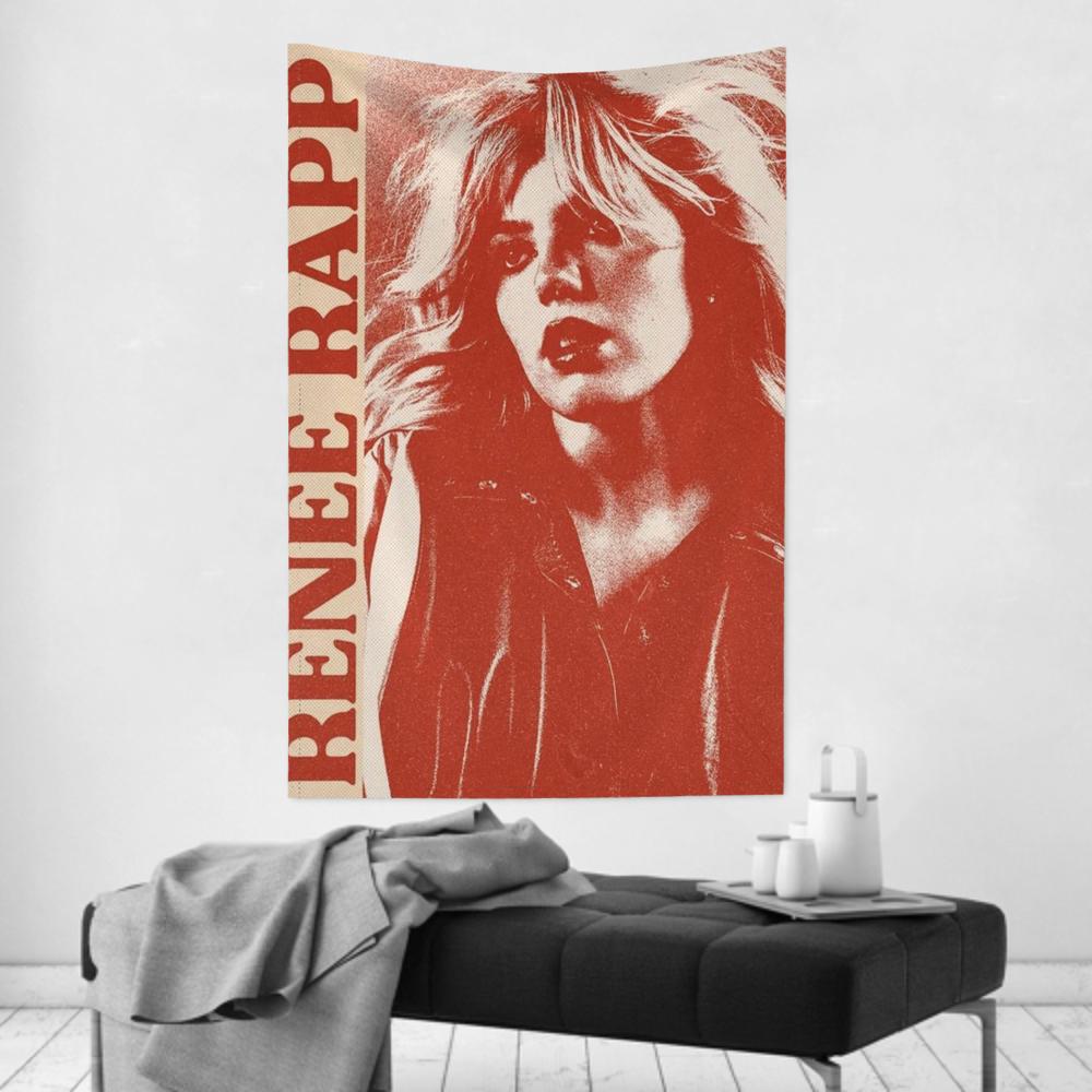 Music Albums Renee Singer RRapp Tapestry Room Decor Wall Cloth Party Hanging Background Room Decor Baby Room