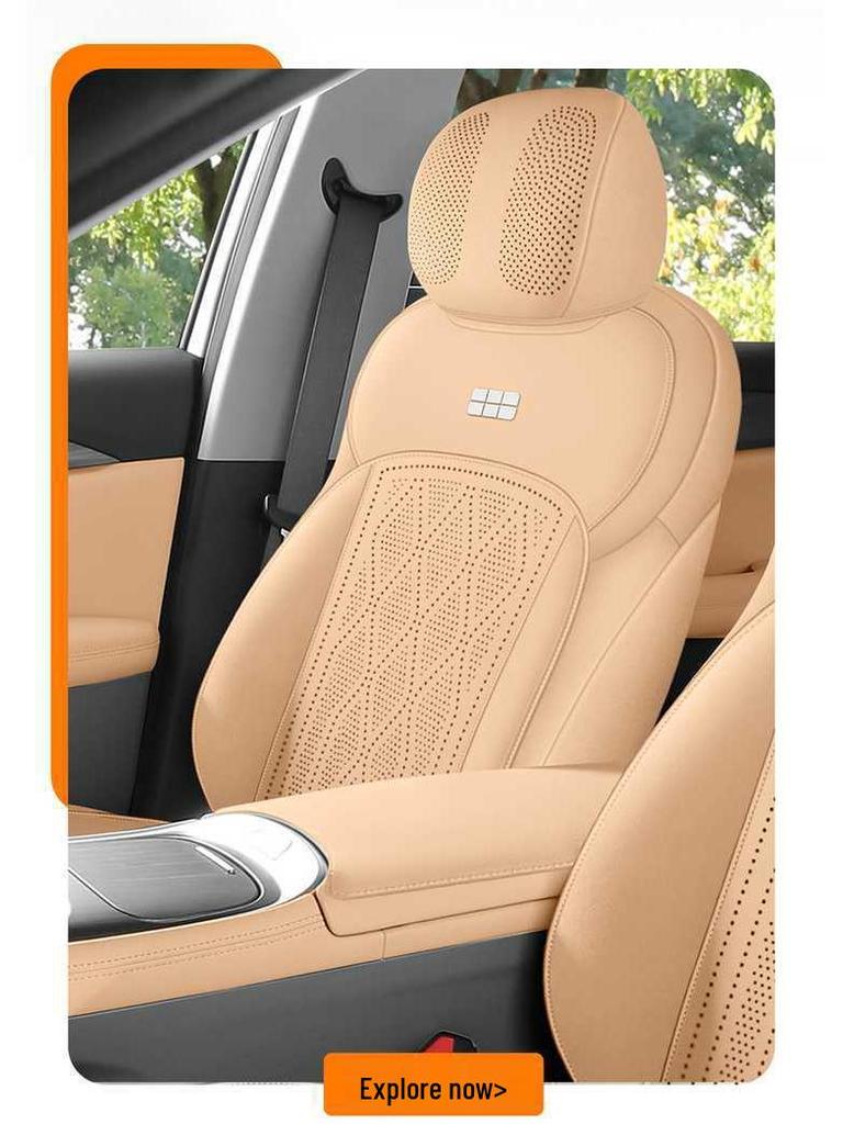 Galaxy A7 2526 Car Seat Cover: Full Coverage Suede, Breathable, High-End, All-Season Cushion.
