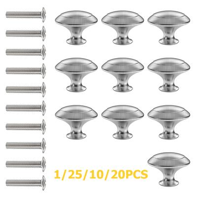 25pcs Stainless Steel Cabinet Handles Round Drawer Knobs Kitchen Cupboard Door Pulls Drawer Knobs Fashion Furniture Hardware Hot