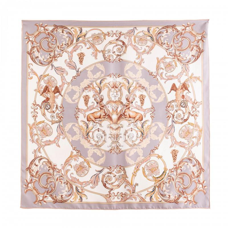 2026 Silk Scarf Square Mulberry Shawl Vintage Style Women