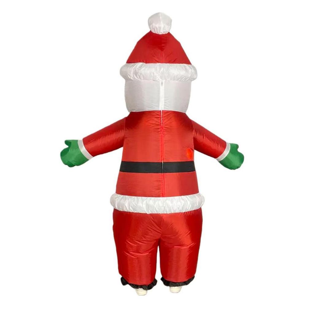 Cross-border Cartoon Santa Claus Inflatable Costume for Christmas Party Cosplay