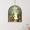 Ghost Sun Catcher Acrylic Bright Color Lampshade Pendant Halloween Party