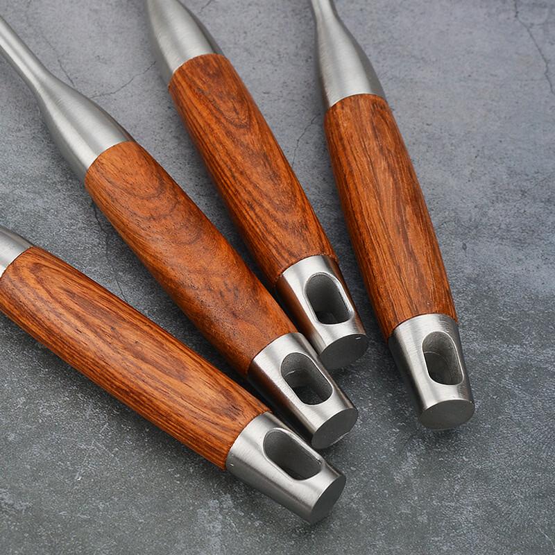 Hansheng 304 Stainless Steel Kitchen Utensils with Pearwood Handle