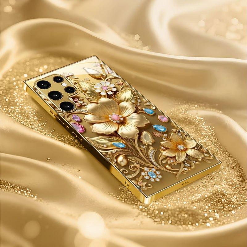High-end PhoneCase Electroplated Glass TPU PhoneCase for Samsung Galaxy S26 S25 S24 S23 S22 S21 FE Ultra Plus Dropresistant