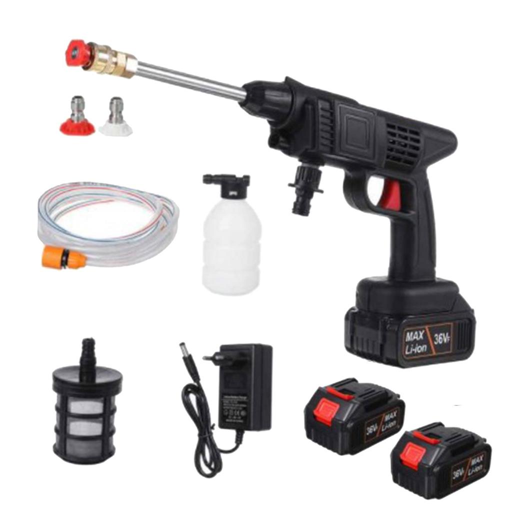 100Bar Cordless High Pressure Car Wash Washer Gun 20000mAh Foam Generator Water Spray Cleaner Car Washing Machine For Makita
