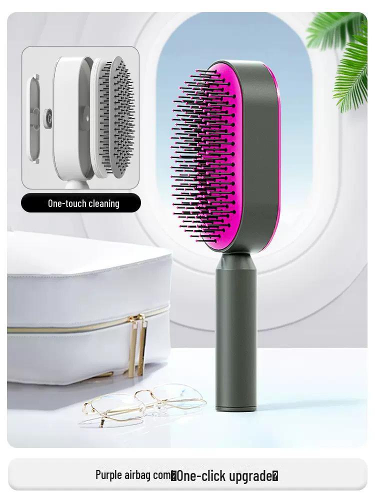 "Enhanced Air Cushion Massage Comb for Long Hair"