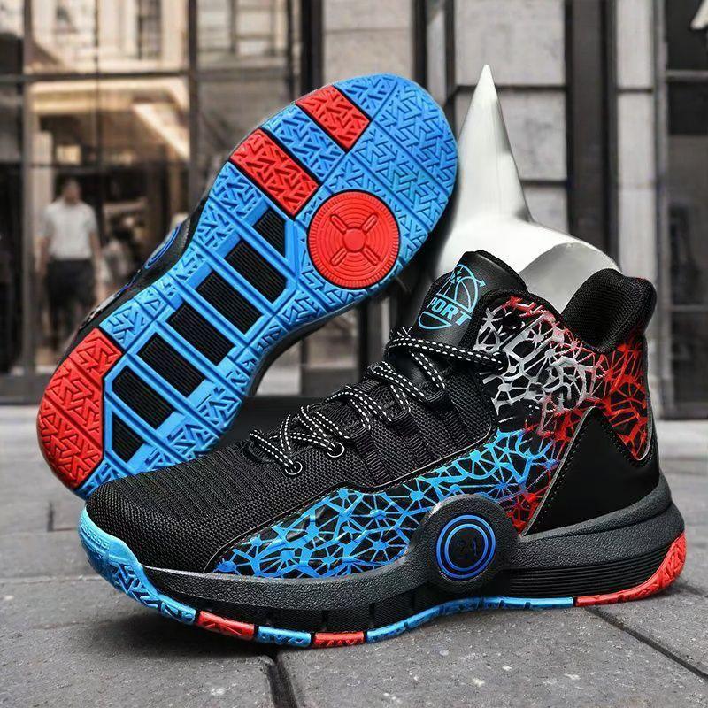 

Мужская обувь баскетбольная обувь молодежная мода повседневная обувь спортивная дышащая с высоким верхом тренировочная спортивная обувь студенческий тренд 45