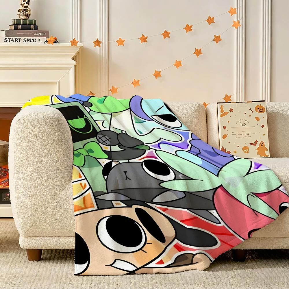 Anine Game D-Dandys World Throw 240G Flannel Blanket Lightweight Soft Skin-Friendly Summer Thin Throw Blanket