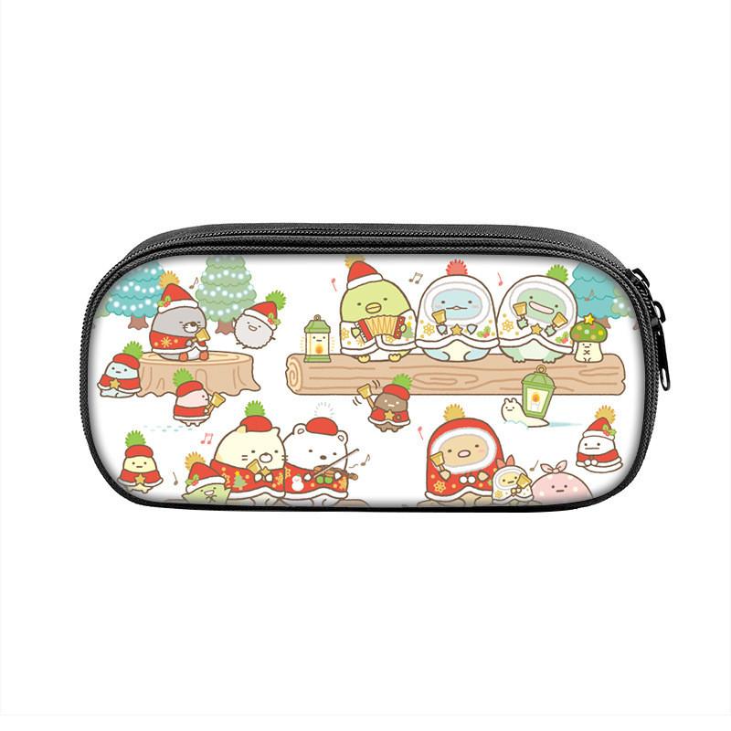 Sumikkogurashi Character Pencil Case With Large Capacity Nylon Storage Bag For Students