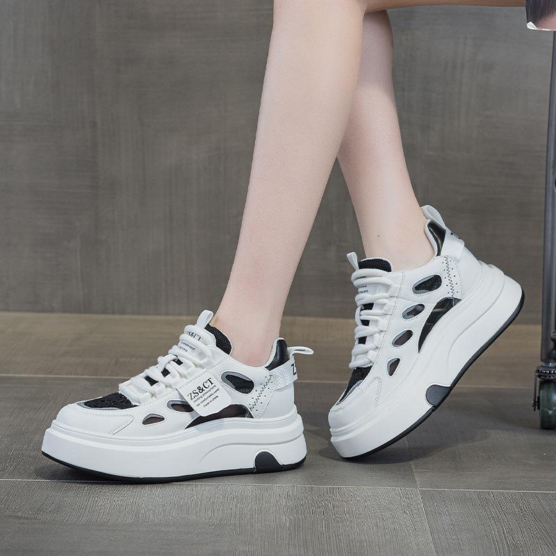 61 Summer women's shoes little white shoes women's skirt new mesh shoes breathable mesh casual shoes