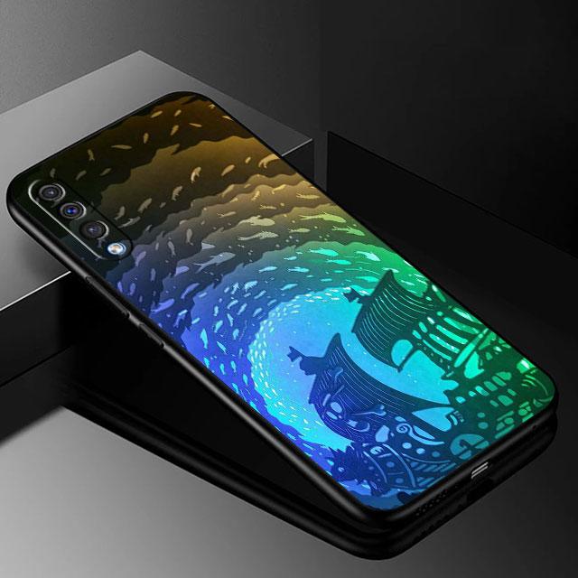 Husă de silicon pentru Samsung Galaxy A20 A04 A03 A70 A10 A71 A40 A01 A30 A20e A20s A50 A51 Ones AnimePieces Husă de protecție tip bumper