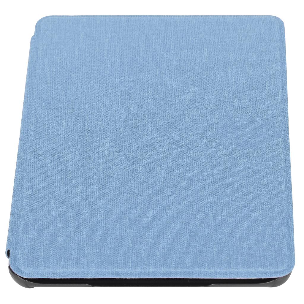 EBook Faux Leather Cover Lightweight Cloth Pattern Protective Case for Kindle 658 2019(Light Blue )