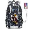 ONE PIECE Luffy School Bag Animation Peripheral Large Capacity Lightweight Backpack Junior High School Backpack Travel Bag