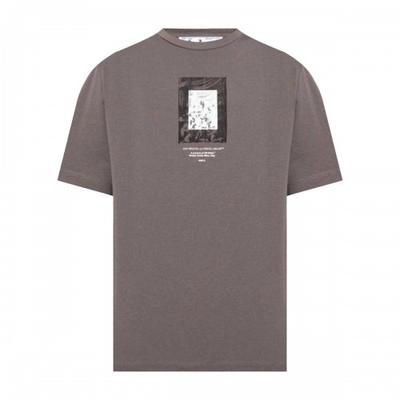 Off-White Unisex Erwachsenen Paint Logo Slim T-Shirt