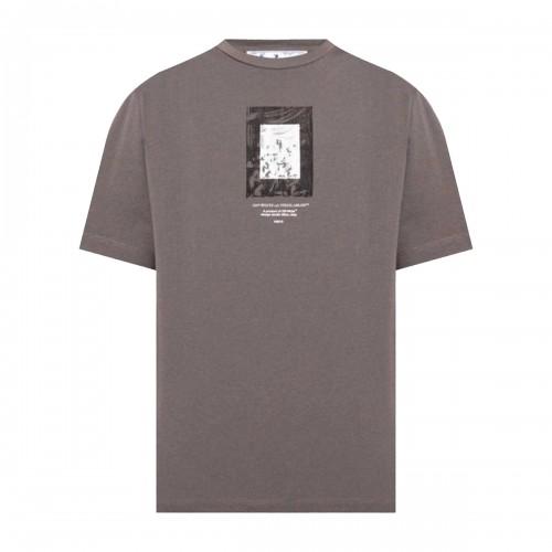 Off-White Unisex Adult Paint Logo Slim T-Shirt