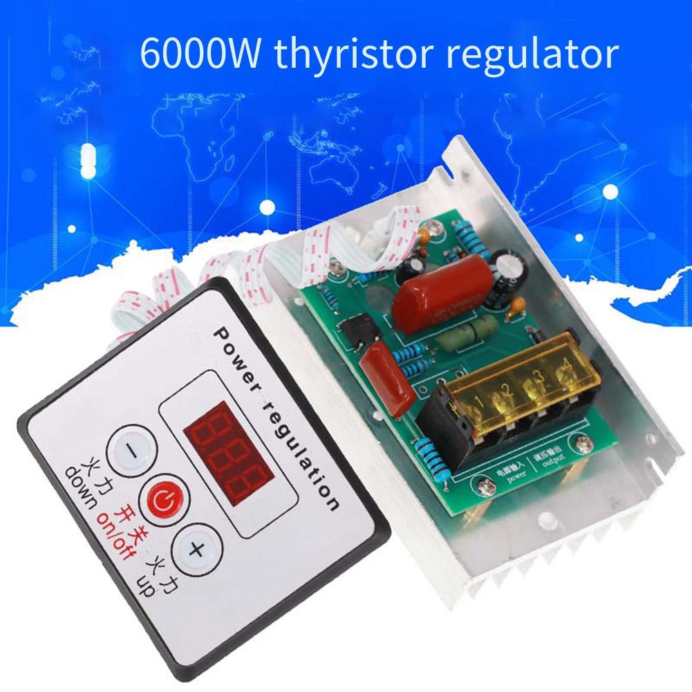 AC 220V Spannungsregler 6000W Ofenregler Für Lichtdimmung 80A Strombelastbarkeit Bidirektionale SCR-Technologie