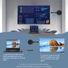 Wireless High-speed Transmitter & Receiver 4K/1080P 60Hz Dual-Mode Screen Mirroring Extender for Laptop PC Phone TV Plug-in-Play Display Adapter