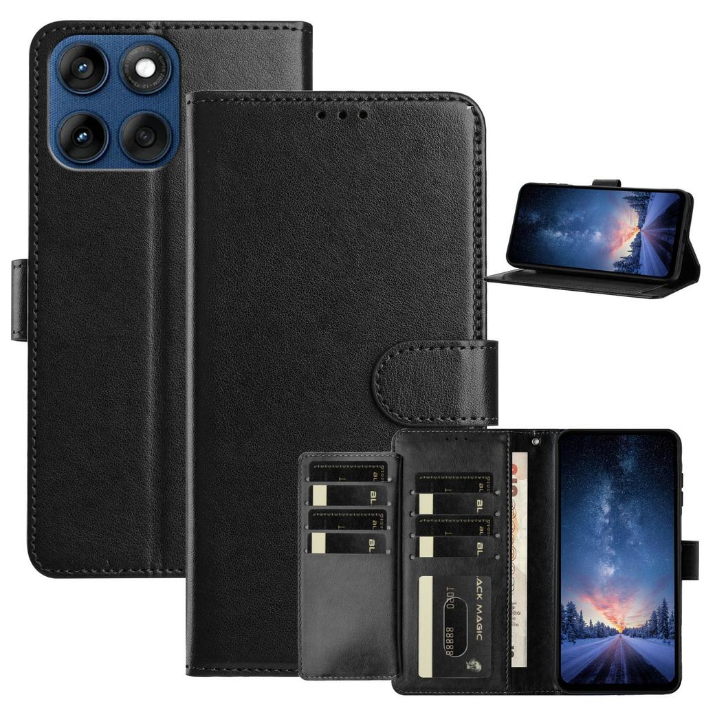 Wallet Phone Case for Motorola Edge 60 5G/Edge 60 Fusion 5G/Edge 60s 5G Stand PU Leather Folio Flip Cover with 8 Card Slot