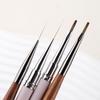 1Pcs French Plaid Nail Art Brushes Line Grid Pattern Drawing Pen For DIY UV Gel Extension Painting Supplies