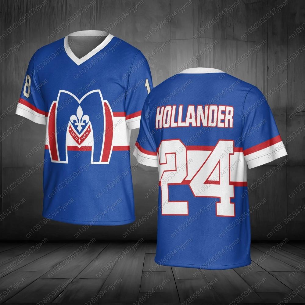 Bobby3 ROZANOV & HOLLANDER Hockey Jersey v-hals korte mouw T-shirt, Verwarmde Rivaliteit Hookey Jersey, Ilya Rozanov Shane surf T-shirts XL
