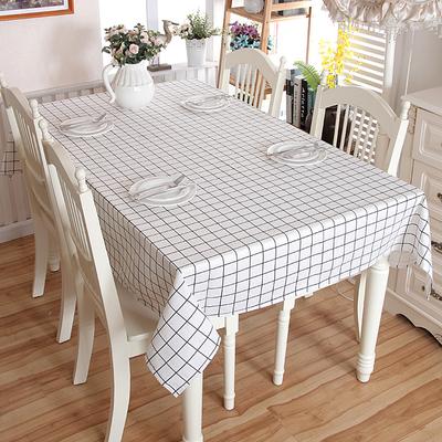 Spot Tablecloth Simple Pastoral Plaid Household Geometric Rectangular Coffee Table Tablecloth Dining Table Cloth