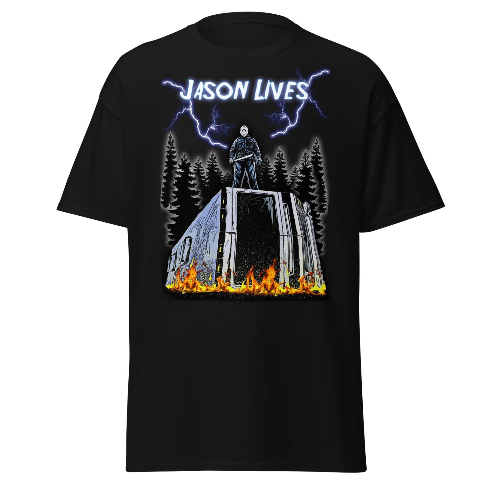 Jason Lives T-Shirt - Unleash the Horror XXL