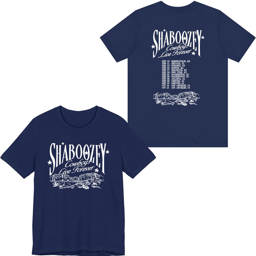 Shaboozey Merch Montagne T-shirt Maglietta Uomo Donna Tee Manica Corta Girocollo Top