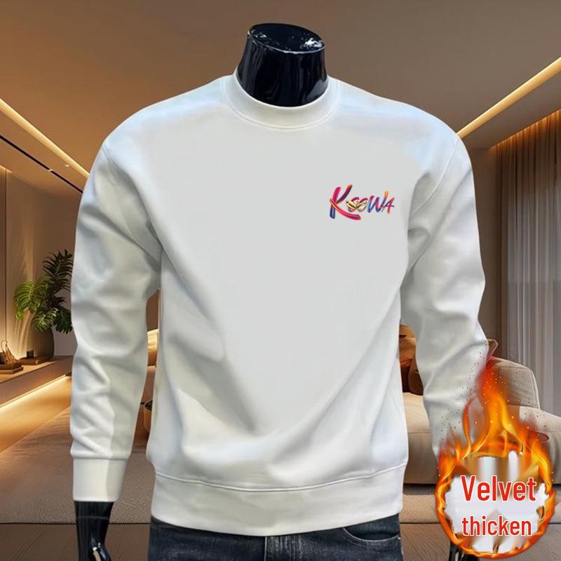 Cross-Border American Style Men's Autumn/Winter Hoodie - Round Neck, Long Sleeve, Trendy Brand Jacket for Couples