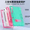 Silicone Tablet Case Galaxy Tab S9 SM-X710 11 Inch Shockproof Full Cover With Kickstand Stylus Slot