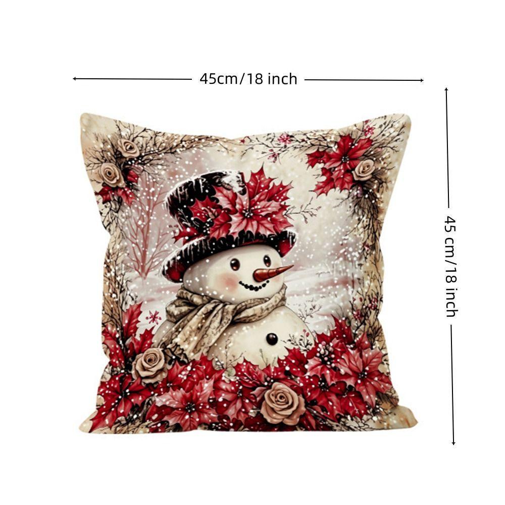 Hidden Zipper Decorative Cushion Cover Soft Texture Throw Pillow Cover Sofa Decoration