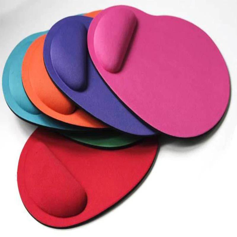 Color Wrist Rest Mouse Pad Memory Superfine Fibre Wrist Rest Pad Ergonomic Mousepad For Typist Office Gaming Pc Laptop