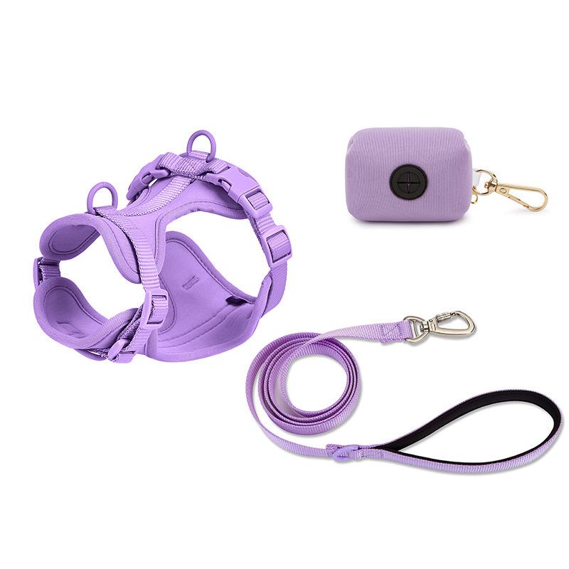 Spot PVC Dog Harness Vest with Leash & Collar - Pet Fashion