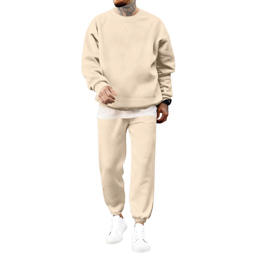 Men's Sweatshirts Sweatshirts And Jogging Pants Track Pants Fleece Tracksuit Sets