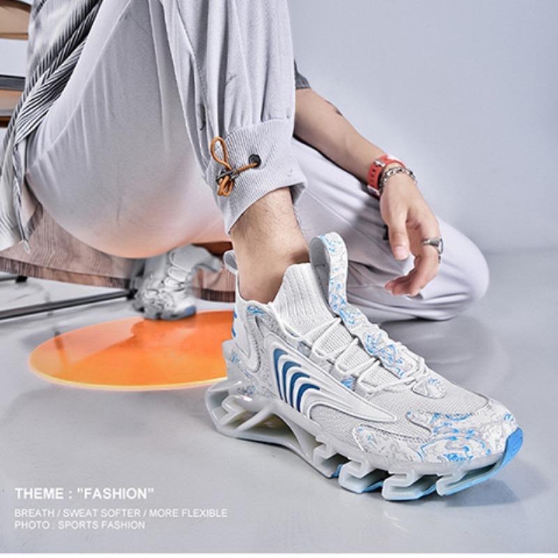 Men's Large Blade Running Shoes, Casual Running, Summer Breathable Sports Shoes