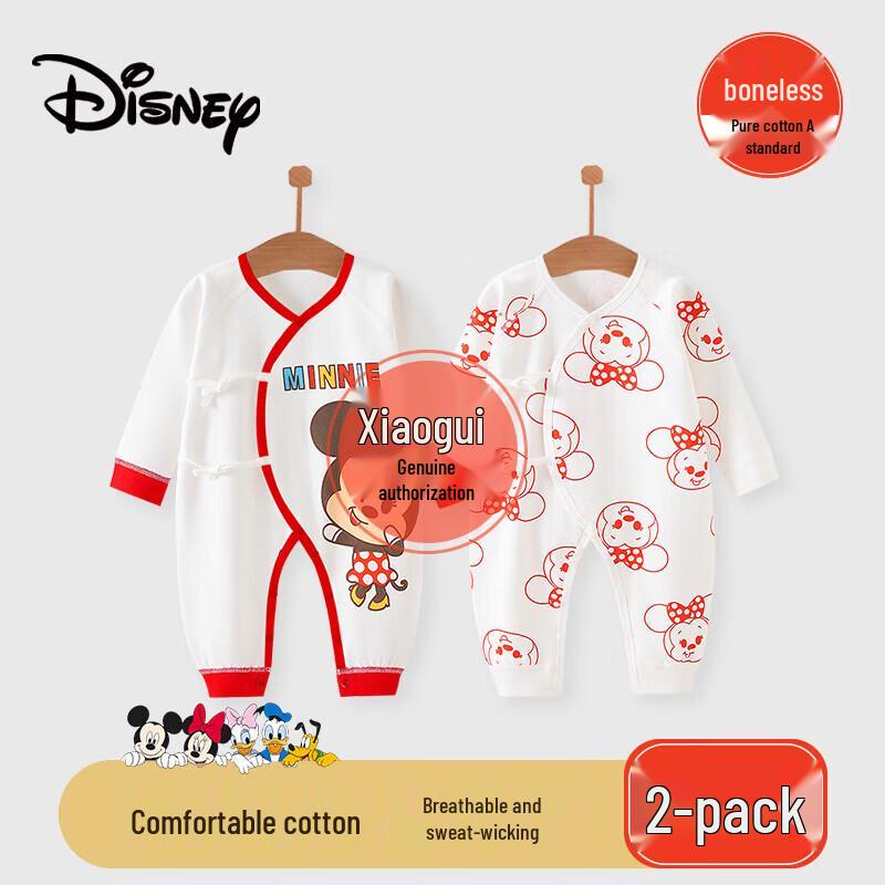 Disney Baby Pure Cotton Long-Sleeve Bodysuit Romper
