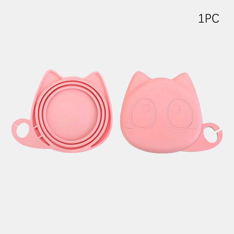 Multifunctional Pet Canned Spoon Can Opener Puppy Feeding Mixing Wet Dry Scoop Reusable Sealing Cover Food Storage Accessory