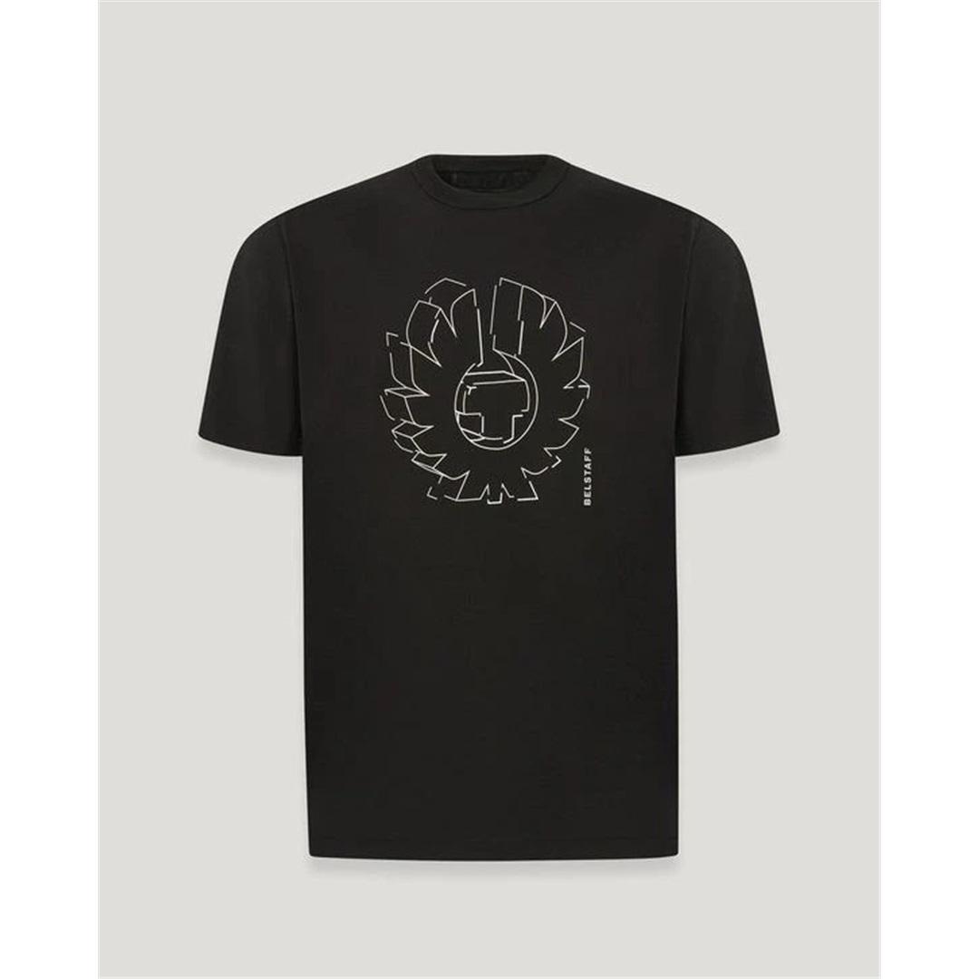 

Літня футболка BELSTAFF з принтом, висока якість, чоловіча, оверсайз, Y2k, з коротким рукавом, вуличний одяг, хіп-хоп, повсякденна, бавовняна, топ, жіночий, чоловічий одяг S синій
